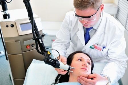 Лазерная шлифовка лица